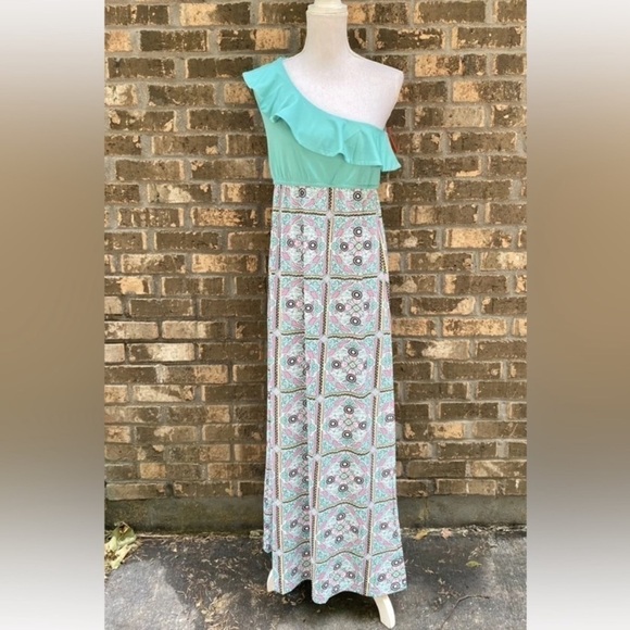 Tracy Negoshian Maxi Dress, Cobblestone Pink, Size Medium, New with Tags - Picture 2 of 6